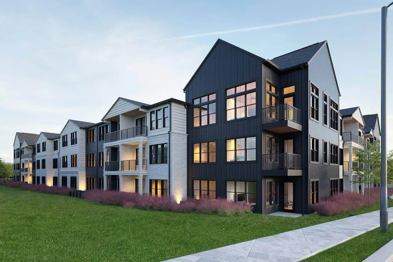 A photo of modern multifamily flats